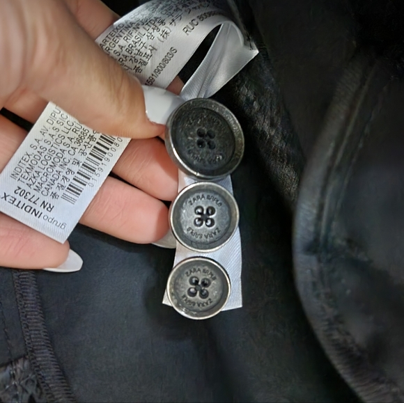 NWT Zara Srpls Snake Snkin Trench Coat Small - Picture 11 of 12